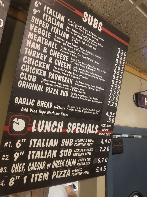 Bexley Pizza Plus Menu